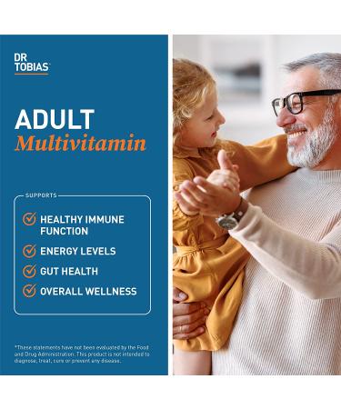 Dr. Tobias Adult Multivitamin 90 Tablets - Essential Daily Formula for Optimal Health - Buy Online on GoSupps.com