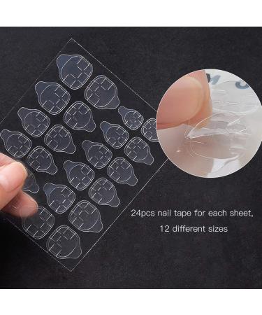 50 Sheets Jelly Double Sided Adhesive Gel Nail Tape - Waterproof Transparent for Professional & Home Use | Ideal for Nail Salons - International Shipping - Buy Online on GoSupps.com