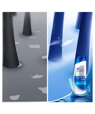 Head & Shoulders Men Ultra Male Care Anti-Dandruff Shampoo For a Clean Scalp With Marine Minerals Pack of 3x250 ml - Buy Online on GoSupps.com