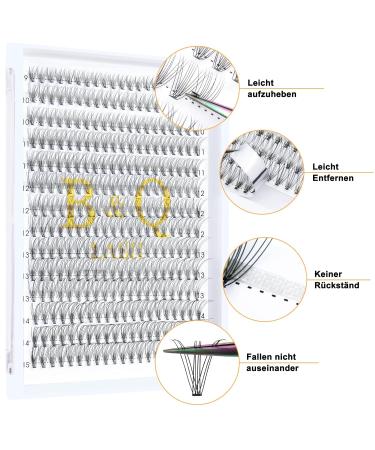 280 PC Individual Eyelashes Set - 10D Mix for Beginners | Lash Clusters & Extensions for Home Use - Buy Online on GoSupps.com