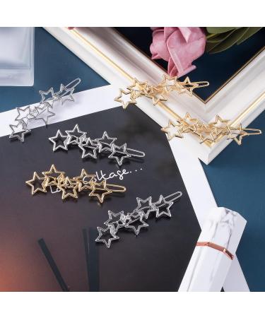 HINZIC 6PCS Stars Barrette: Vintage Cluster Star Hair Clips for Women and Girls - Buy Online on GoSupps.com