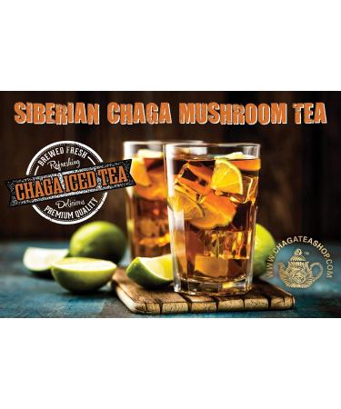 ChagaTeaShop Siberian Chaga Extract Capsules Dietary Supplement 2 Month Supply 120 Vegetarian Capsules - Buy Online on GoSupps.com