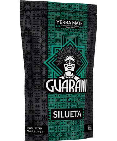 Guarani Silueta 500g Yerba Mate Tea: Natural Caffeine Source from Paraguay | Herbal Yerba Mate Tea with Lemon and Mint | Gluten Free & Vegan - Buy Online on GoSupps.com
