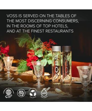 VOSS Still Water 375ml - Natural Mineral Water Pack of 24 | Premium Quality eCommerce Shipping Worldwide - Buy Online on GoSupps.com