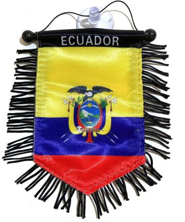Ecuadorian Pride Mini Car Flag - Perfect for Car or Home Decoration - Buy Online on GoSupps.com