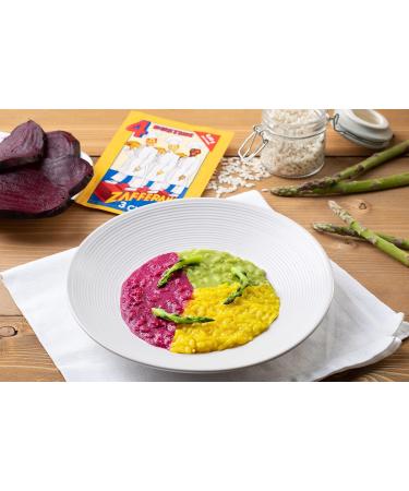 3 Cuochi Italian Saffron Powder 3 Cuochi 0.15g x 4 Natural Organic Saffron Spice for Cooking Gold Antioxidant Perfect for Risotto - Buy Online on GoSupps.com