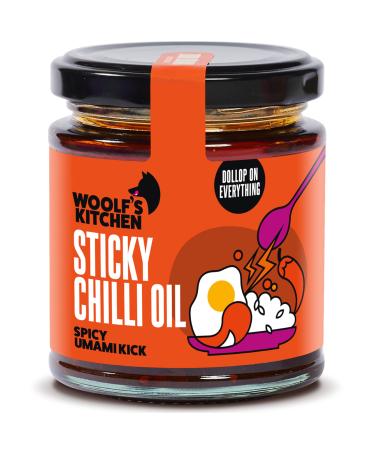 Woolf's Kitchen The Woolfs Kitchen Umami Bang Spicy and sticky chili oil Add a chilli kick to your food 190ml