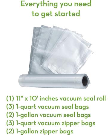 FoodSaver Vacuum Sealer Machine with Automatic Bag Detection - Sealer Bags and Roll - Silver Vacuum Sealing System for Airtight Food Storage and Sous Vide - Buy Online on GoSupps.com
