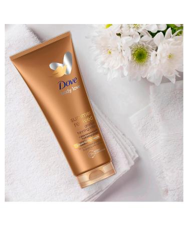 Dove Derma Spa Summer Revived Dark Lotion 200ml - Natural Looking Tan Hydrating Formula International Shipping - Buy Online on GoSupps.com