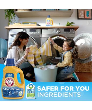 Buy Arm & Hammer Clean & Simple Laundry Detergent - 77 Loads 100.5 Fl oz | Eco-Friendly & Effective Cleaning Solution - International Shipping Available - Buy Online on GoSupps.com