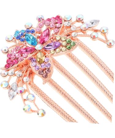 Beatifufu Rhinestone Hair Accessories Hairpin Hair Accessories for Women Wedding Hair Comb Rhinestone Hair Comb Hair Comb Clips Women Hair Accessories Women Headdress Flower Hair Comb - Buy Online on GoSupps.com