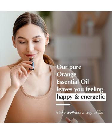 AROMAFUME Orange Essential Oil - 100% Natural Therapeutic Grade Essential Oils - Pure Uplifting Aromatherapy Oil for Home Diffusers and Natural Cleaner Use - Gifts for Her - 10ml - Buy Online on GoSupps.com
