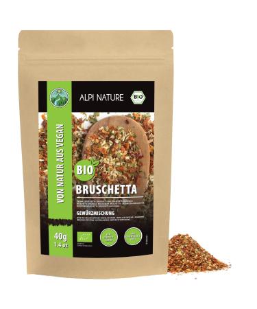 Alpi Nature Bruschetta BIO Spicy Spice Mix 40g by Alpi Nature Italian Seasoning for Bruschetta Pizza and Pasta