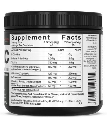 GoSupps.com - PEScience Prolific Pre-Workout Mango Splash 9.88 oz (280 g) - Buy Online on GoSupps.com