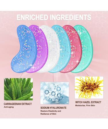 Jcoos Under Eye Patches - Reduce Puffy Eyes & Dark Circles | 24 Pairs Hyaluronic Acid & Collagen Eye Masks | Perfect Self Care Gifts for Women - Shop Now - Buy Online on GoSupps.com