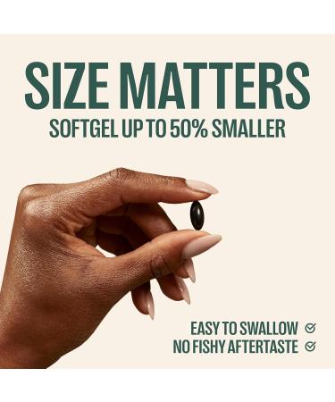 Orlo Vegan Omega 3 Algae Oil 1000mg - Natural Icelandic Nordic Omega-3 EPA & DHA Supplement - Fish Oil & Krill Alternative for Heart & Brain 60 Easy-to-Swallow Burpless Mini Softgels 60 Softgels (1 Pack) - Buy Online on GoSupps.com