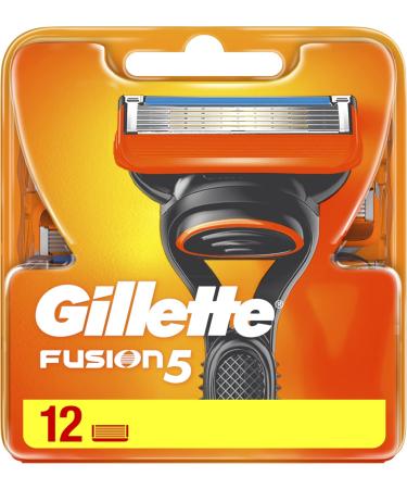 Buy Men's Gillette Fusion5 Razor Blades - 12 Pack | International Shipping Available - Buy Online on GoSupps.com