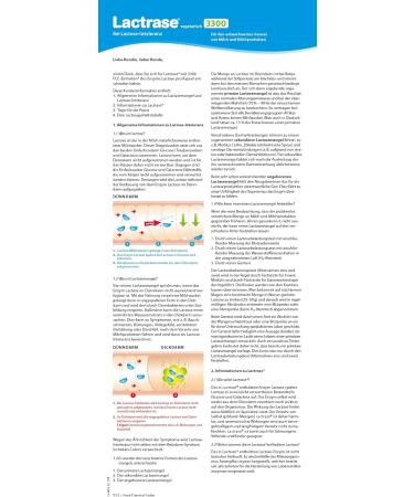  Lactrase pro natura Lactrase 3300 vegetarian 100 lactase capsules for lactose intolerance for worry-free consumption of milk and dairy products - Buy Online on GoSupps.com