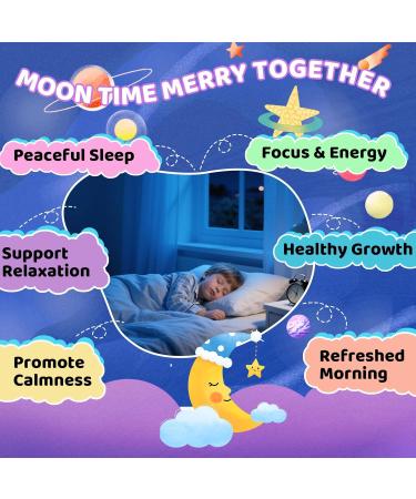 Kids Magnesium Liquid Drops with L-Theanine for Calm & Sleep | Vegan Supplement with Vitamin D3 & B6 for Focus Relaxation & Healthy Sleep | Natural Cranberry Flavor - Buy Online on GoSupps.com