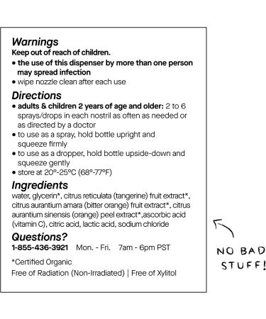 Genexa Saline Care Organic Nasal Spray & Dropper - 1 fl oz (30 ml) | Natural Sinus Relief - Buy Online on GoSupps.com
