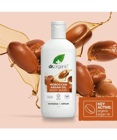 Buy Dr. Organic Argan Body Wash 250ml - Nourishing Natural Shower Gel for Smooth Skin - International Shipping Available - Buy Online on GoSupps.com