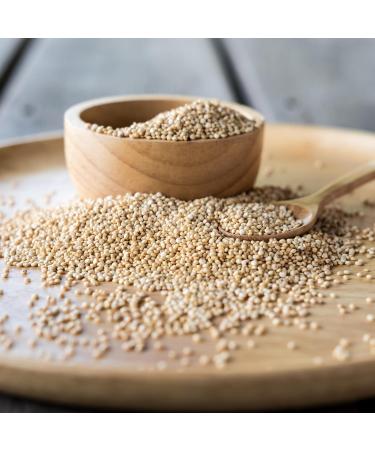Organic White Quinoa Non-GMO Gluten-Free High-Protein Superfood for Healthy Meals (225 Grams) 225 Grams - Buy Online on GoSupps.com