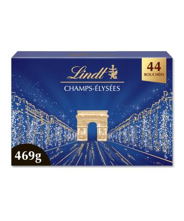 Lindt - Assorted CHAMPS-ÉLYSÉES Box - Assorted Milk Chocolates, Black and White - Pralines, Crispy and Smooth - Ideal for Chr