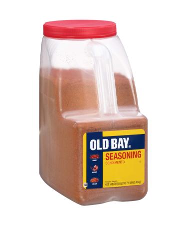 OLD BAY Seasoning, 7.5 lb - One 7.5 Pound Container of OLD BAY All-Purpose Seafood Seasoning, Perfect for Crabs, Shrimp, Chicken, Chowder, Pizza, Fries and More 7.5 Pound (Pack of 1)