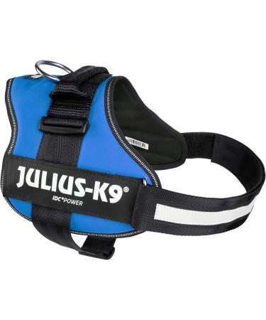 K9 Powerharness - Large Size Blue | Durable & Comfortable Dog Harness for All Breeds - International Shipping Available - Buy Online on GoSupps.com