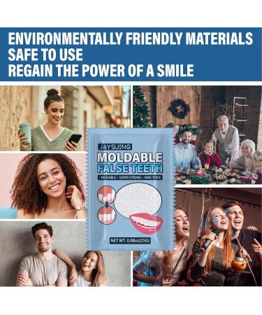 Tytyworth Provisional Tooth Repair Set - Granulate for Dentures & Broken Teeth | Thermal Pearls & Vampire Make-up Essentials - Buy Online on GoSupps.com