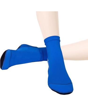 Nordic Essentials Beach Socks (1 Pair) - Blue Large | Perfect for Beach Volleyball & Soccer | Kids, Women & Men - Buy Online on GoSupps.com