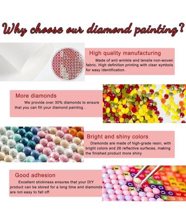 CAEJCCL 5D Diamond Painting Kits Nail Salon Paint by Number Full Round Drill Diamond Art for Adults Decoration and Recreation 12x16 Inches - Buy Online on GoSupps.com