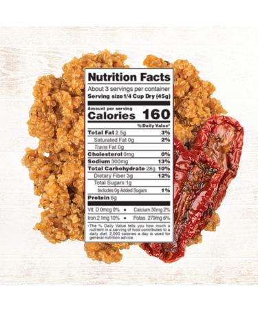 Roland Foods Sun-Dried Tomato Seasoned Quinoa - Gluten Free, Imported Specialty Food, 5.46 oz - Buy Online on GoSupps.com