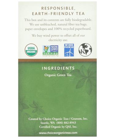 Choice Organic Premium Japanese Green Tea â€“ 16 Count | Buy Now - Buy Online on GoSupps.com
