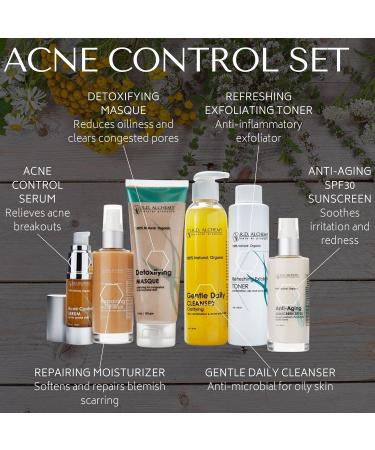 RD Alchemy - Acne Control Serum + Set - Reduce and Control the Appearance of Pimples Acne and Zits Naturally for a Clear Balanced Complexion - Buy Online on GoSupps.com