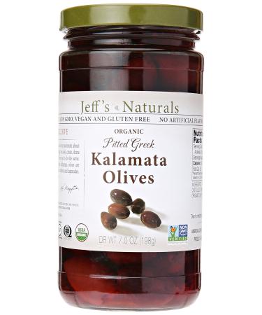 Jeffs Naturals Pitted Kalamata Olives, 7 oz