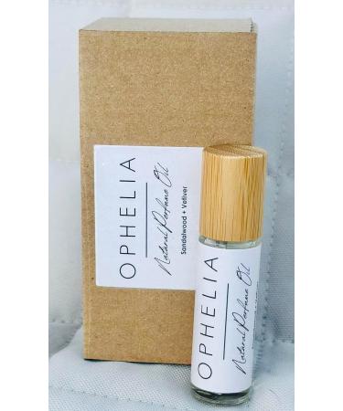 OPHELIA Luxury Perfume Oil Blend of Sandalwood Amber & Citrus Vegan Cruelty-Free Recylced Glass/Easy Glide - Buy Online on GoSupps.com