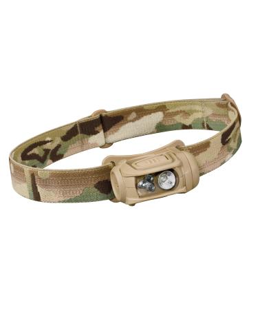 Princeton Tec Remix LED Headlamp (300 Lumens, Multicam w/Red LEDs) (RMX300-RD-MC) Multicam 300 Lumens White and Red Headlamp