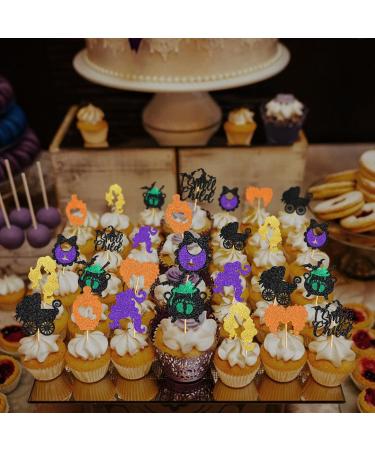40Pcs Hocus Pocus Cupcake Toppers Hocus Pocus Party Decorations Hocus Pocus Decorations Halloween Hocus Pocus Baby Shower Decorations Gender Reveal Decorations Hocus Pocus Party Supplies - Buy Online on GoSupps.com