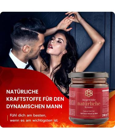 Natural Premium Instant Effect Gel Extra Strong for Active Men - Turkish Macun - Maca - Ginseng & Tribulus Terrestris - 240 g - PACK OF 2 - Buy Online on GoSupps.com