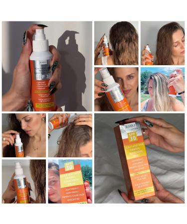 RHRI - Premium Scalp and Hair mineral Sunscreen Spray - SPF30 - Prevents Color Fade and Dryness - 4 oz 120 ml - Buy Online on GoSupps.com