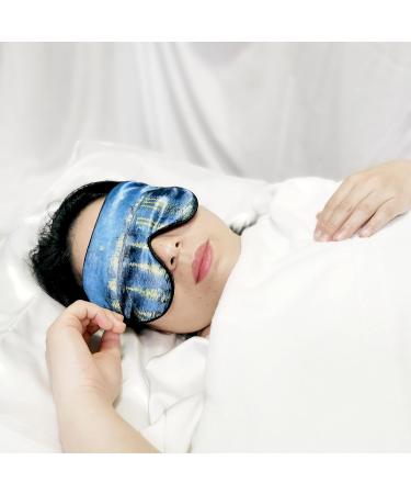 VAN GOGH Sleep Eye Mask | 100% Silk Comfort | Light Blockout & Ear Plugs for Travel - Perfect for Men & Women - Buy Online on GoSupps.com