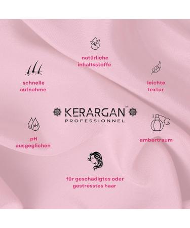 Kerargan Ultra Repairing Keratin Hair Mask - Strengthens Smoothes & Protects Stressed Hair (500ml) - Sulfate Free No GMO Mineral Oil Free - Buy Online on GoSupps.com