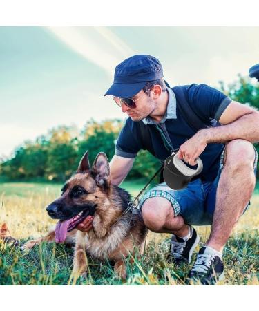 Fida Retractable Dog Lead Extendable 8m Heavy Duty Pet Walking Leash for Medium Large Dog up to 50kg Tangle Free. One-Hand Brake Dog Leads Strong Retractable for Large Breed Dogs - Black 8m (pack of 1) Black - Buy Online on GoSupps.com