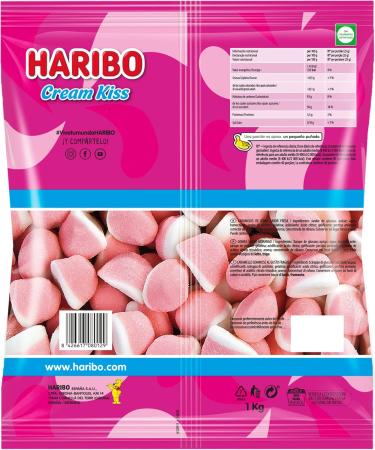  HARIBO HARIBO Cream Kiss 1 x 1 kg - Buy Online on GoSupps.com