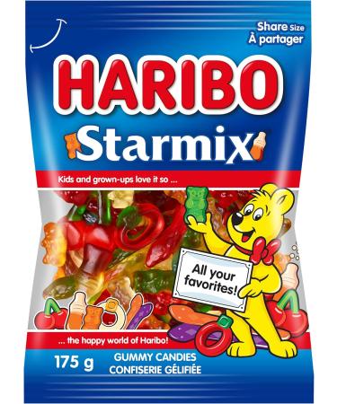 Haribo Starmix Gummy Candy Mix of Fruity Flavours No Artificial Colours - Pack of 12 Box (175g) - Buy Online on GoSupps.com