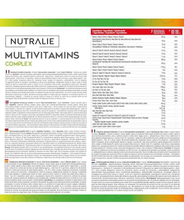MULTIVITAMINS and Minerals - Complete Multi Vitamins for Adults Men and Women - Vitamins A B C D E K Zinc Magnesium Biotin and Q10 | 60 Organic Vegan Capsules NUTRALIE (Taste Free) - Buy Online on GoSupps.com