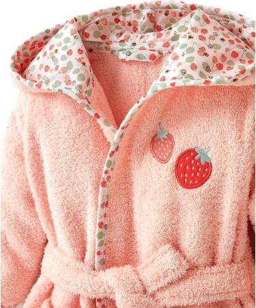 Shop Vertbaudet Baby Bathrobe - Bee Garden Salmon 92 | International Shipping Available - Buy Online on GoSupps.com