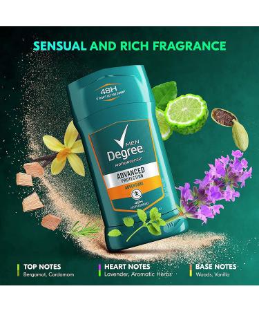 Buy Degree Men Adventure Antiperspirant Stick 2.7 oz - Advanced Protection (Pack of 2) | International Shipping Available - Buy Online on GoSupps.com