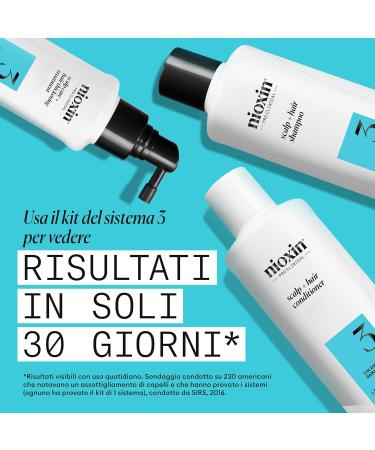NIOXIN System 3 Triphasic Kit Shampoo 150ml Conditioner 150ml Treatment 50ml antihair loss kit for damaged hair - Buy Online on GoSupps.com